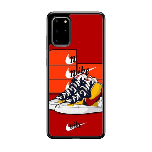Nike Just for Collection Samsung Galaxy S20 Plus Case-Rubber Black (2D Case)-Oxvistore