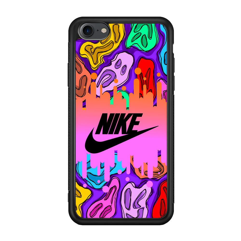 Nike Keep The Expression iPhone 7 Case-Rubber Black (2D Case)-Oxvistore