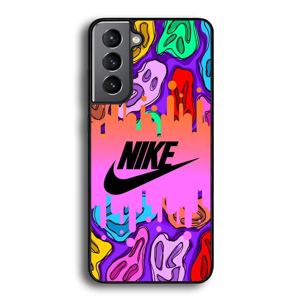 Nike Keep The Expression Samsung Galaxy S22 Case-Rubber Black (2D Case)-Oxvistore