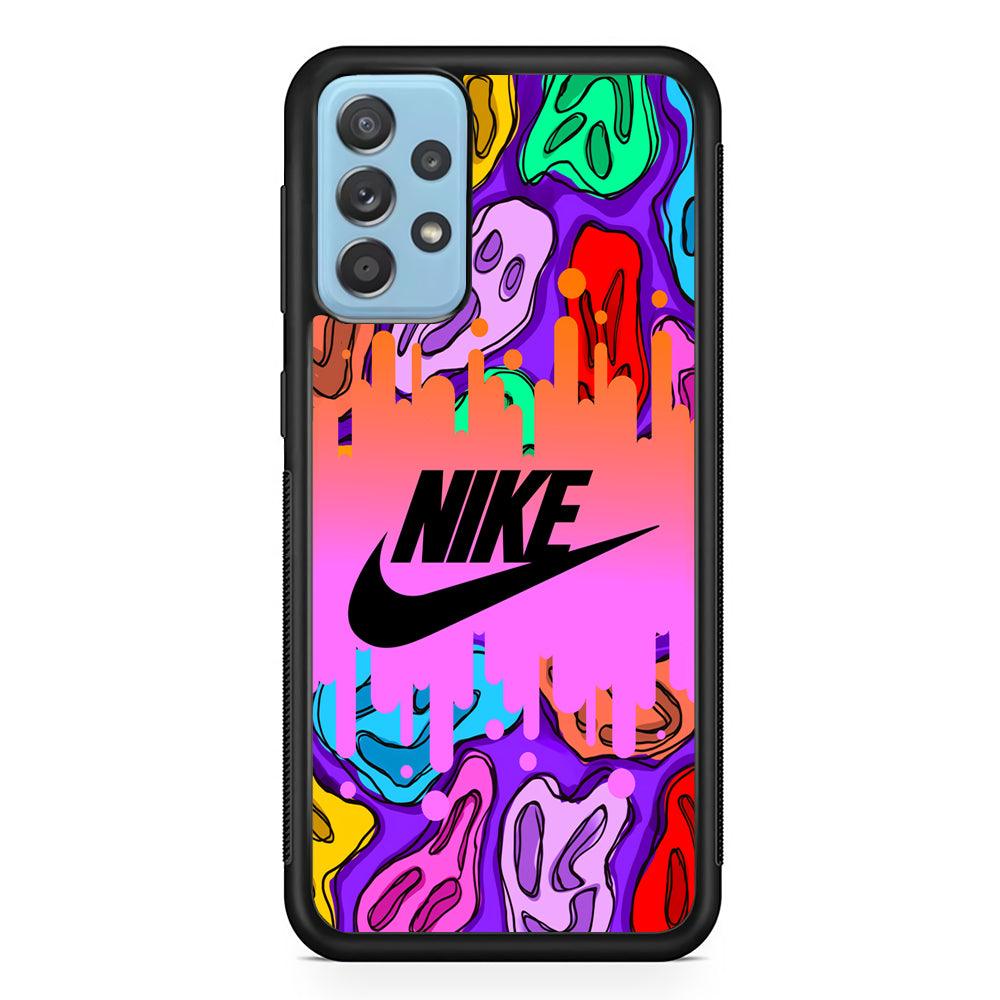 Nike Keep The Expression Samsung Galaxy A72 Case-Rubber Black (2D Case)-Oxvistore