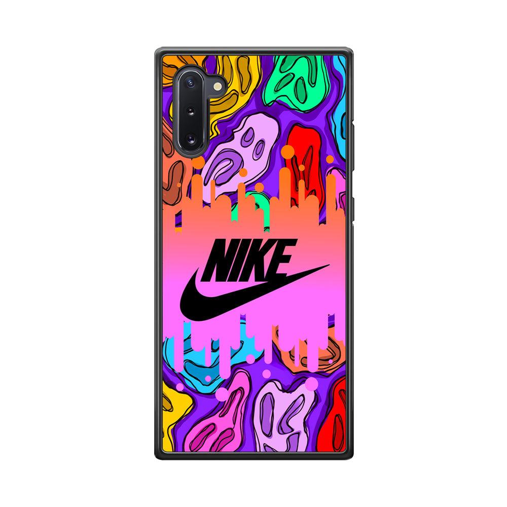 Nike Keep The Expression Samsung Galaxy Note 10 Case-Rubber Black (2D Case)-Oxvistore