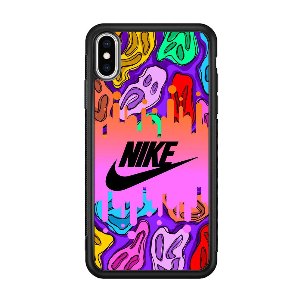 Nike Keep The Expression iPhone Xs Max Case-Rubber Black (2D Case)-Oxvistore