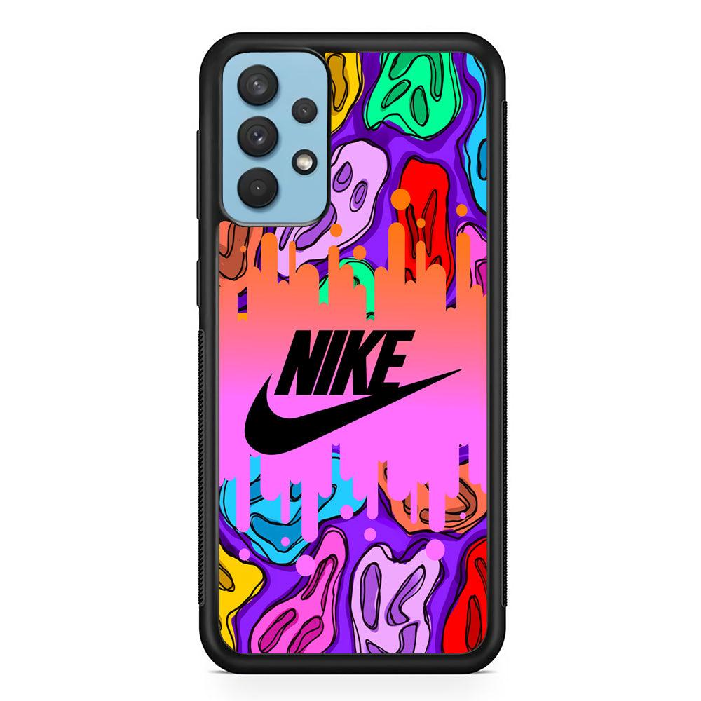 Nike Keep The Expression Samsung Galaxy A32 Case-Rubber Black (2D Case)-Oxvistore