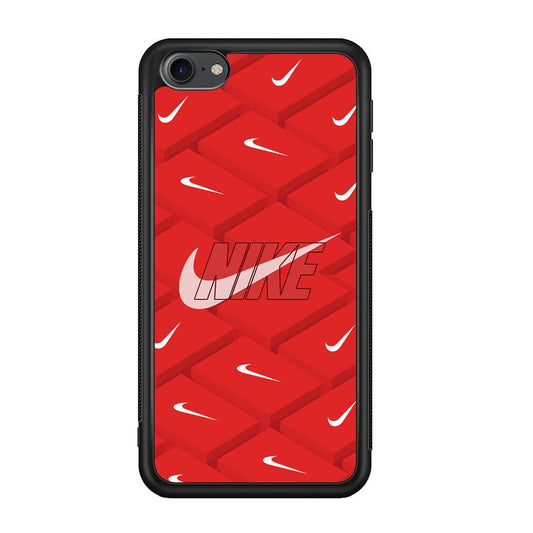 Nike Keyboard Button iPod Touch 6 Case-Rubber Black (2D Case)-Oxvistore