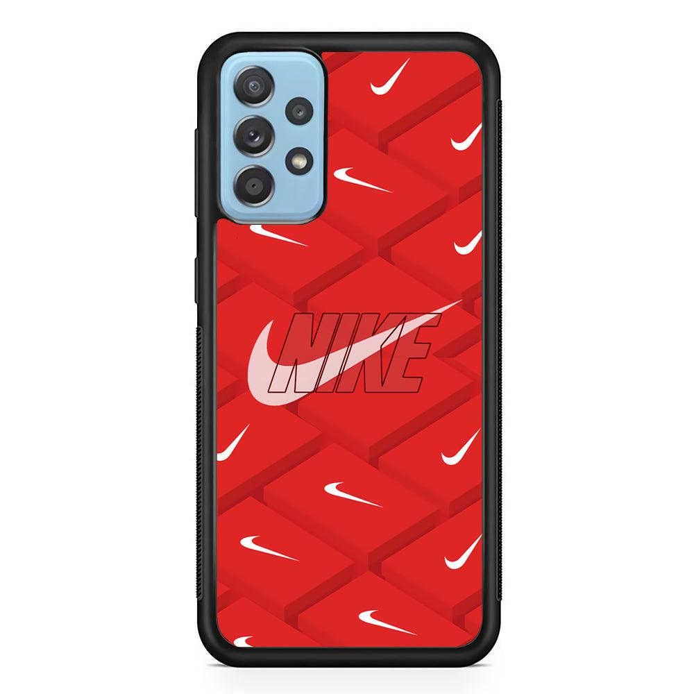 Nike Keyboard Button Samsung Galaxy A72 Case-Oxvistore