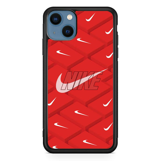 Nike Keyboard Button iPhone 14 Case-Rubber Black (2D Case)-Oxvistore