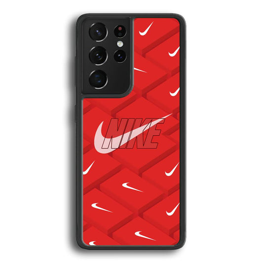 Nike Keyboard Button Samsung Galaxy S23 Ultra Case-Rubber Black (2D Case)-Oxvistore