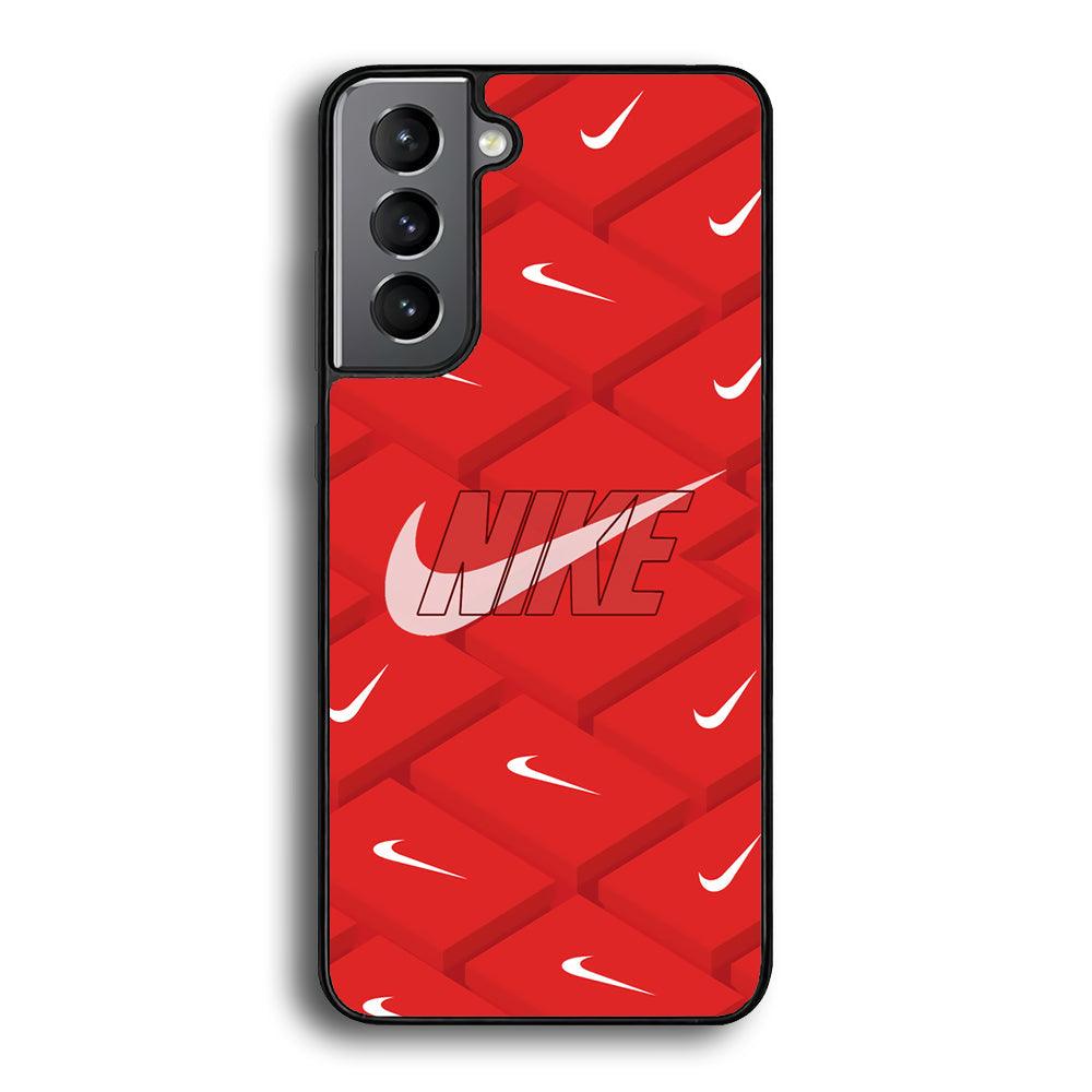 Nike Keyboard Button Samsung Galaxy S22 Case-Rubber Black (2D Case)-Oxvistore