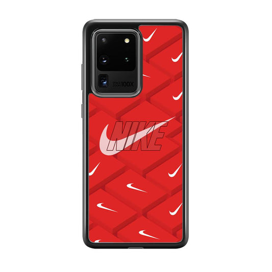Nike Keyboard Button Samsung Galaxy S20 Ultra Case-Rubber Black (2D Case)-Oxvistore