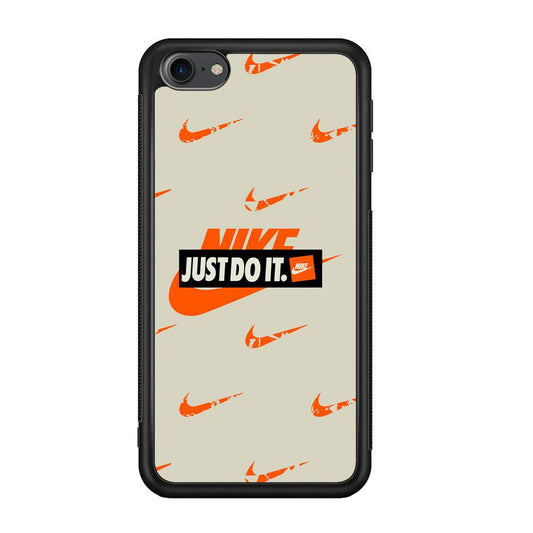 Nike Layer of Emblem iPod Touch 6 Case-Rubber Black (2D Case)-Oxvistore