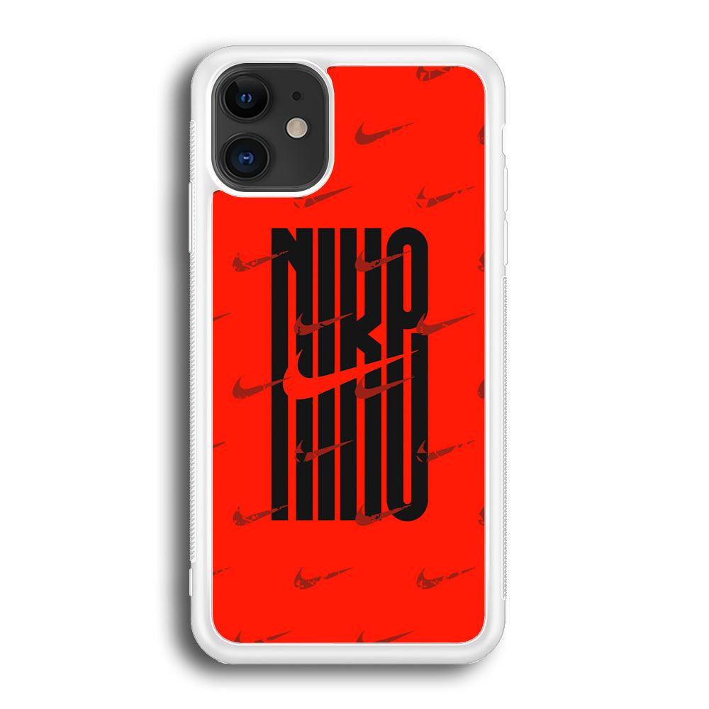 Nike Light Up The Red iPhone 12 Case-Oxvistore