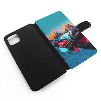 Nike Logo Iceberg Flip Wallet Phone Case