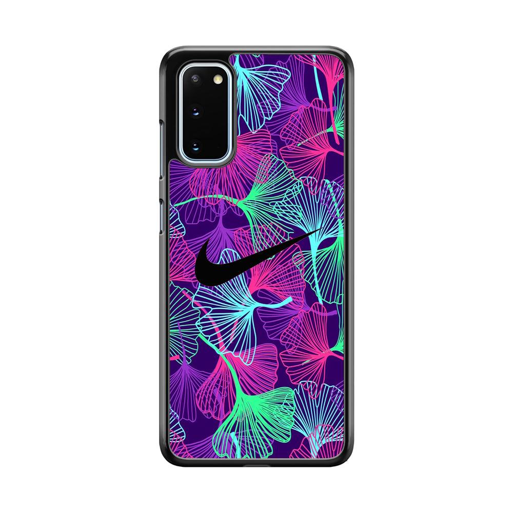 Nike Luminesce Theme Samsung Galaxy S20 Case-Rubber Black (2D Case)-Oxvistore