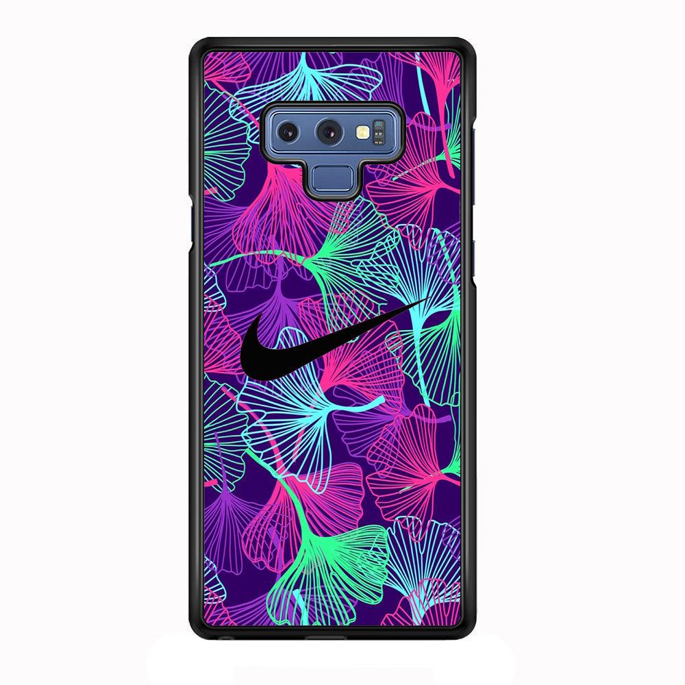 Nike Luminesce Theme Samsung Galaxy Note 9 Case-Rubber Black (2D Case)-Oxvistore
