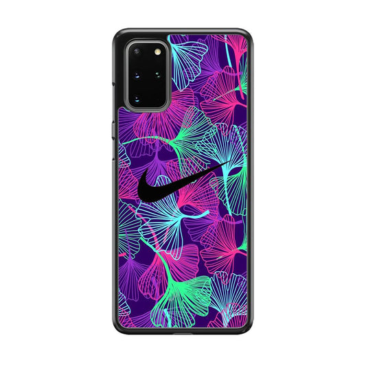 Nike Luminesce Theme Samsung Galaxy S20 Plus Case-Rubber Black (2D Case)-Oxvistore