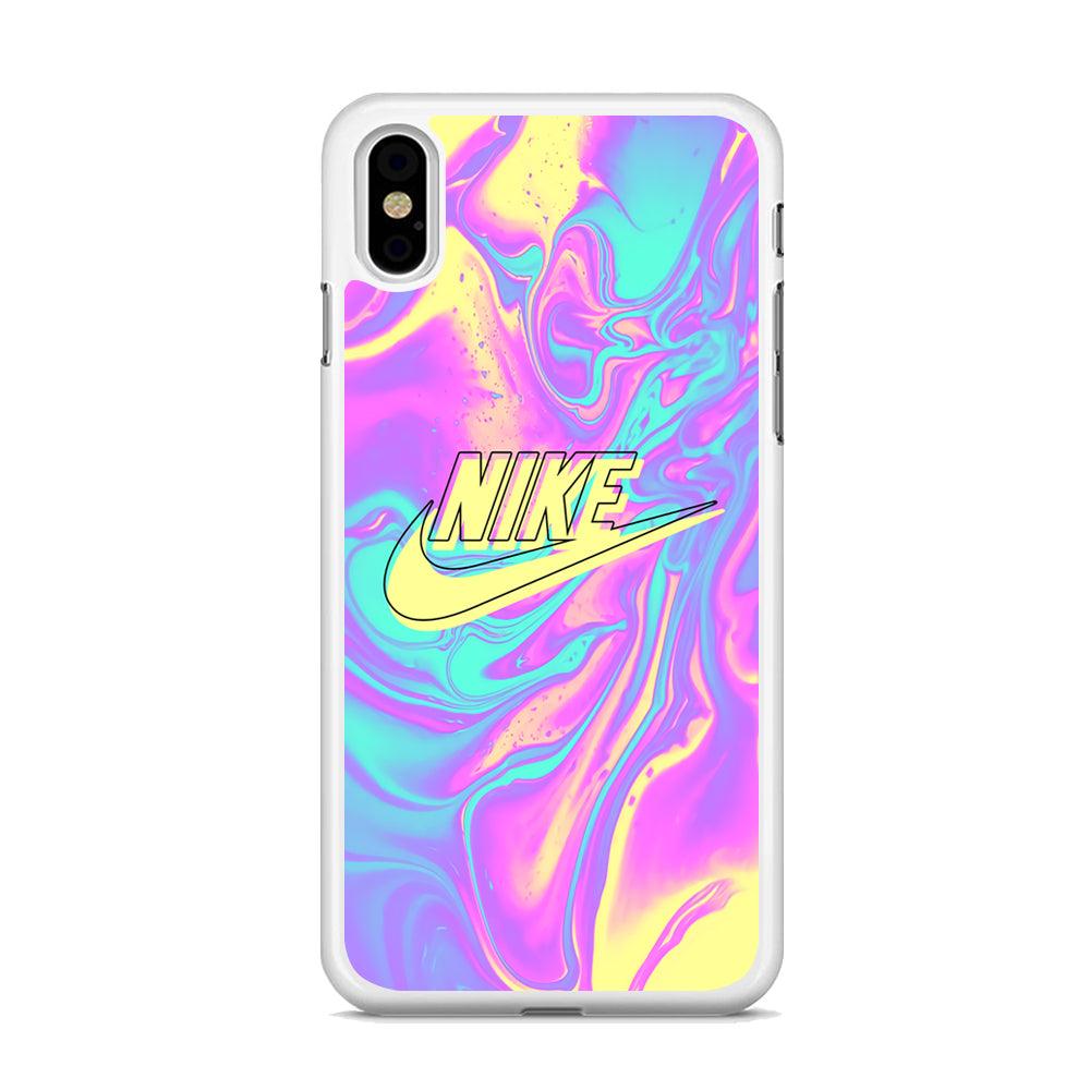 Nike Marble Liquid iPhone XS Case-Oxvistore