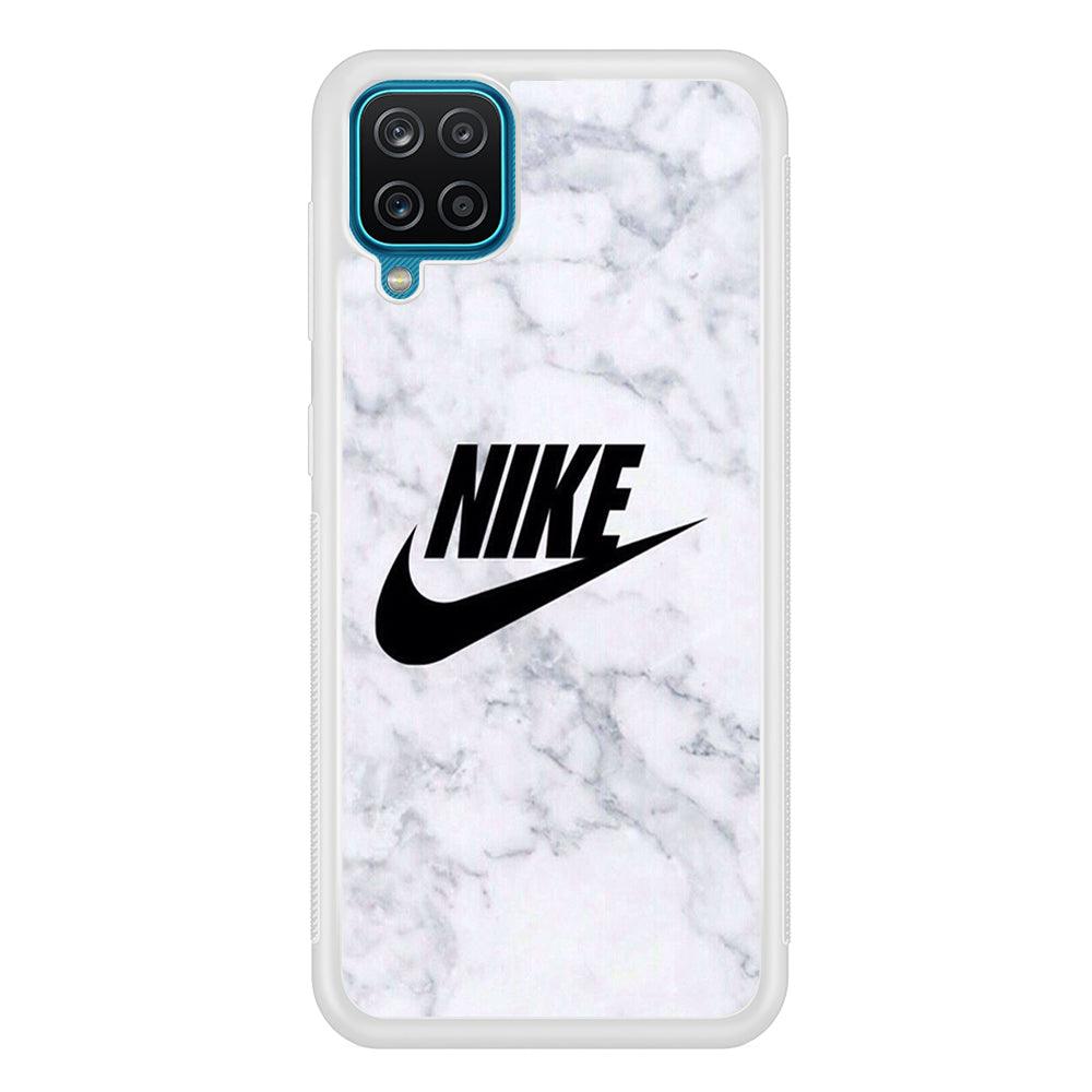 Nike Marble Word Samsung Galaxy A12 Case-Oxvistore