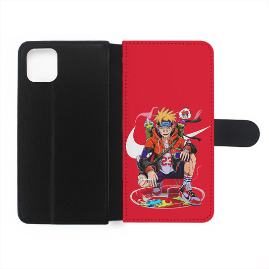 Nike Naruto Uzumaki Hypebeast Flip Wallet Phone Case