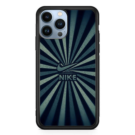 Nike Old iPhone 13 Pro Max Case-Rubber Black (2D Case)-Oxvistore