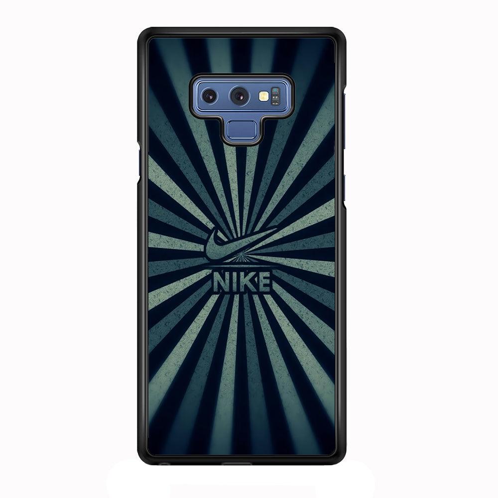 Nike Old Samsung Galaxy Note 9 Case-Rubber Black (2D Case)-Oxvistore