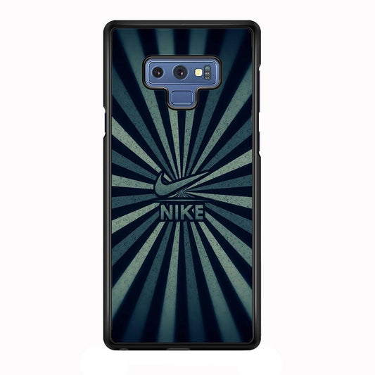 Nike Old Samsung Galaxy Note 9 Case-Rubber Black (2D Case)-Oxvistore