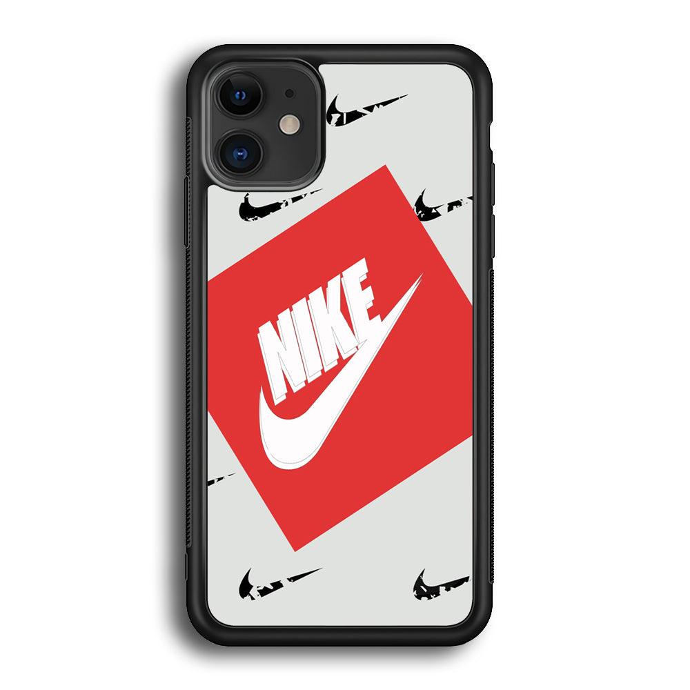 Nike Option of Perspective iPhone 11 Case-Rubber Black (2D Case)-Oxvistore