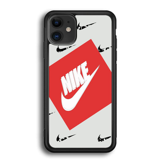 Nike Option of Perspective iPhone 11 Case-Rubber Black (2D Case)-Oxvistore