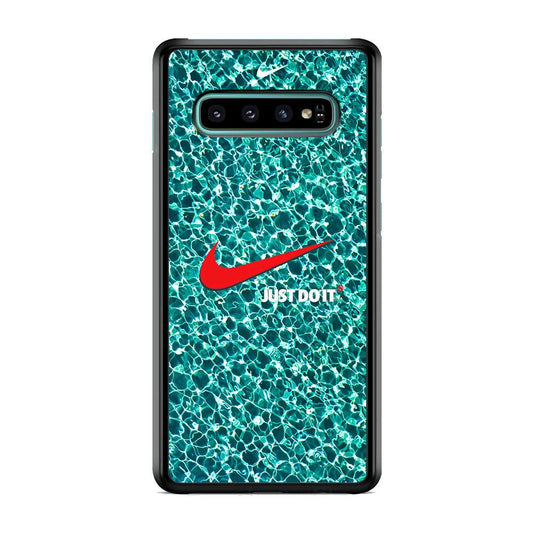 Nike Red Shiny Samsung Galaxy S10 Plus Case-Oxvistore