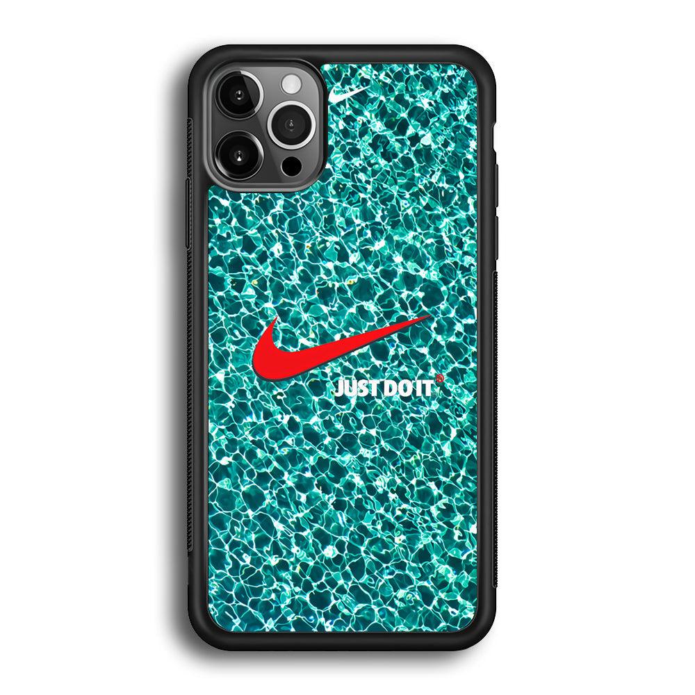 Nike Red Shiny iPhone 12 Pro Case-Oxvistore