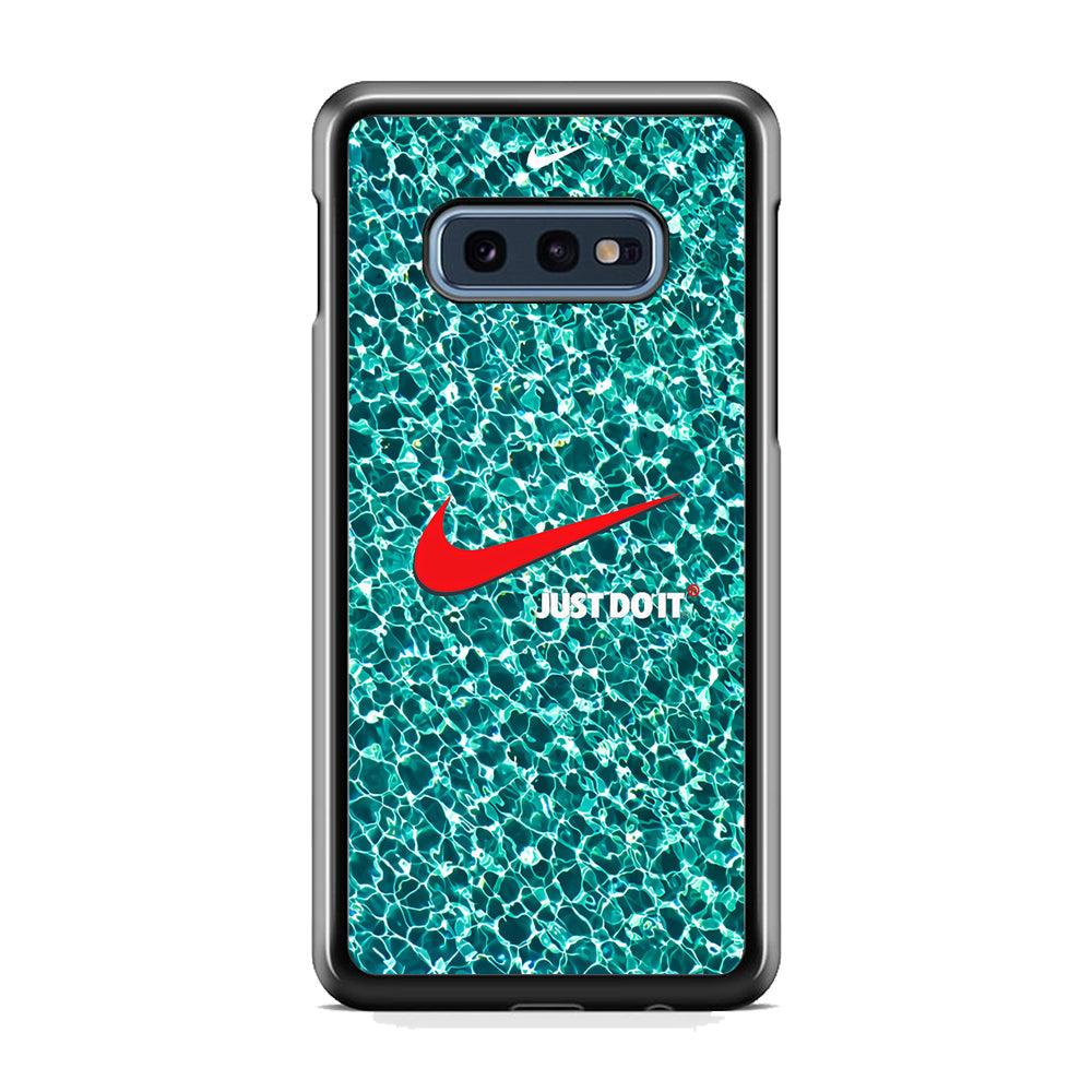 Nike Red Shiny Samsung Galaxy S10E Case-Oxvistore