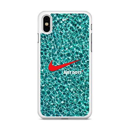 Nike Red Shiny iPhone XS Case-Oxvistore