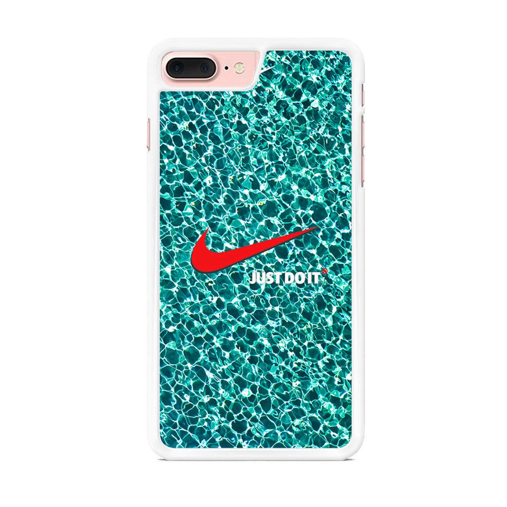 Nike Red Shiny iPhone 8 Plus Case-Oxvistore