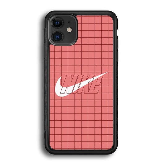 Nike Red Square Spot iPhone 12 Case-Oxvistore