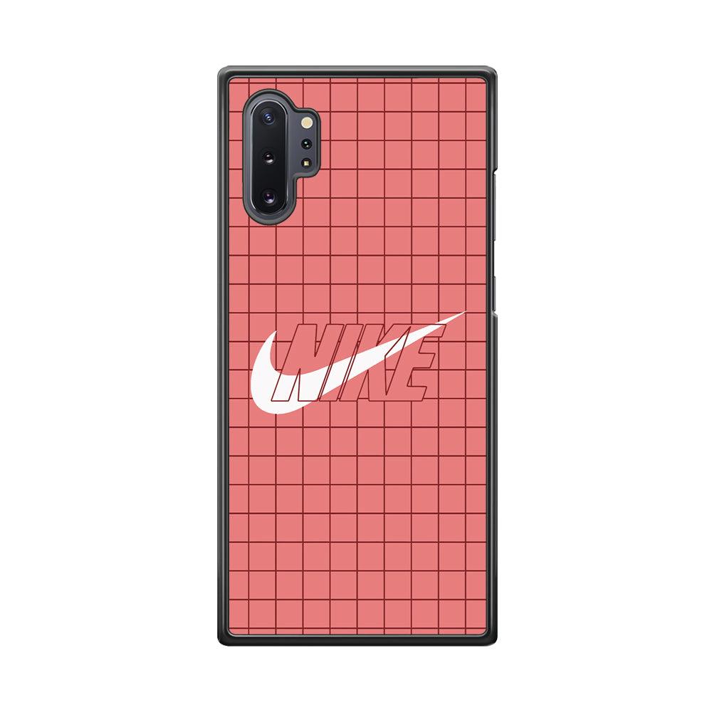 Nike Red Square Spot Samsung Galaxy Note 10 Plus Case-Rubber Black (2D Case)-Oxvistore