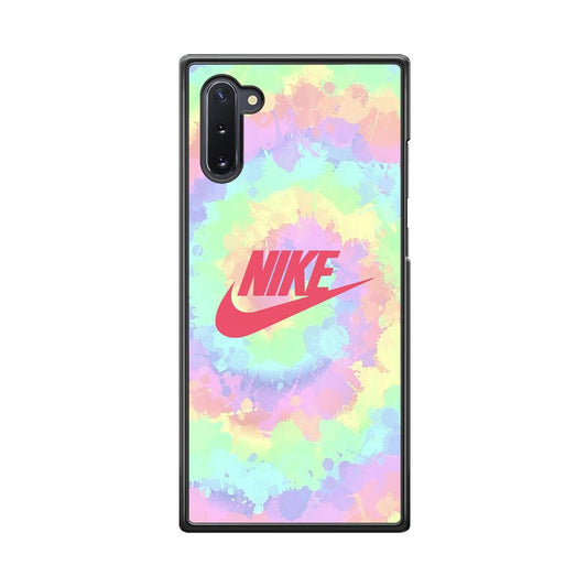 Nike Ring of Rainbow Samsung Galaxy Note 10 Case-Rubber Black (2D Case)-Oxvistore