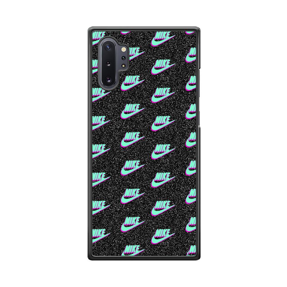 Nike Shine of Star Samsung Galaxy Note 10 Plus Case-Rubber Black (2D Case)-Oxvistore