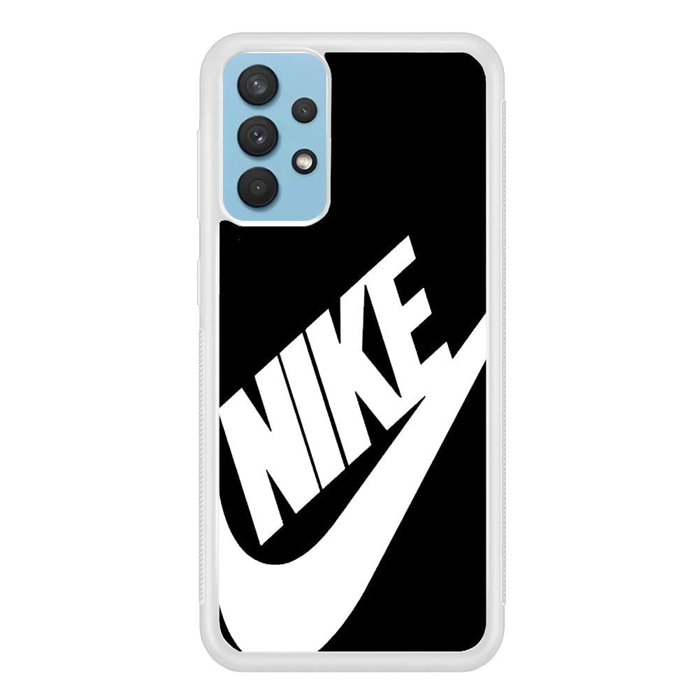 Nike Sling Black Samsung Galaxy A32 Case-Oxvistore