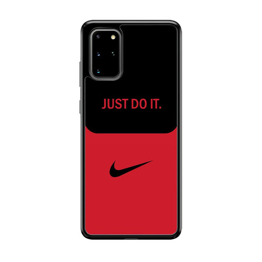 Nike Split in Style Samsung Galaxy S20 Plus Case-Rubber Black (2D Case)-Oxvistore