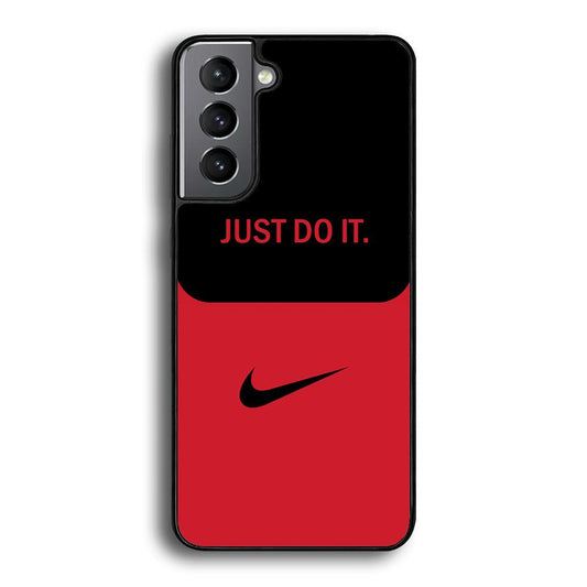 Nike Split in Style Samsung Galaxy S24 Case-Rubber Black (2D Case)-Oxvistore