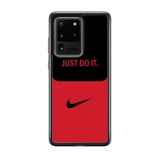Nike Split in Style Samsung Galaxy S20 Ultra Case-Rubber Black (2D Case)-Oxvistore