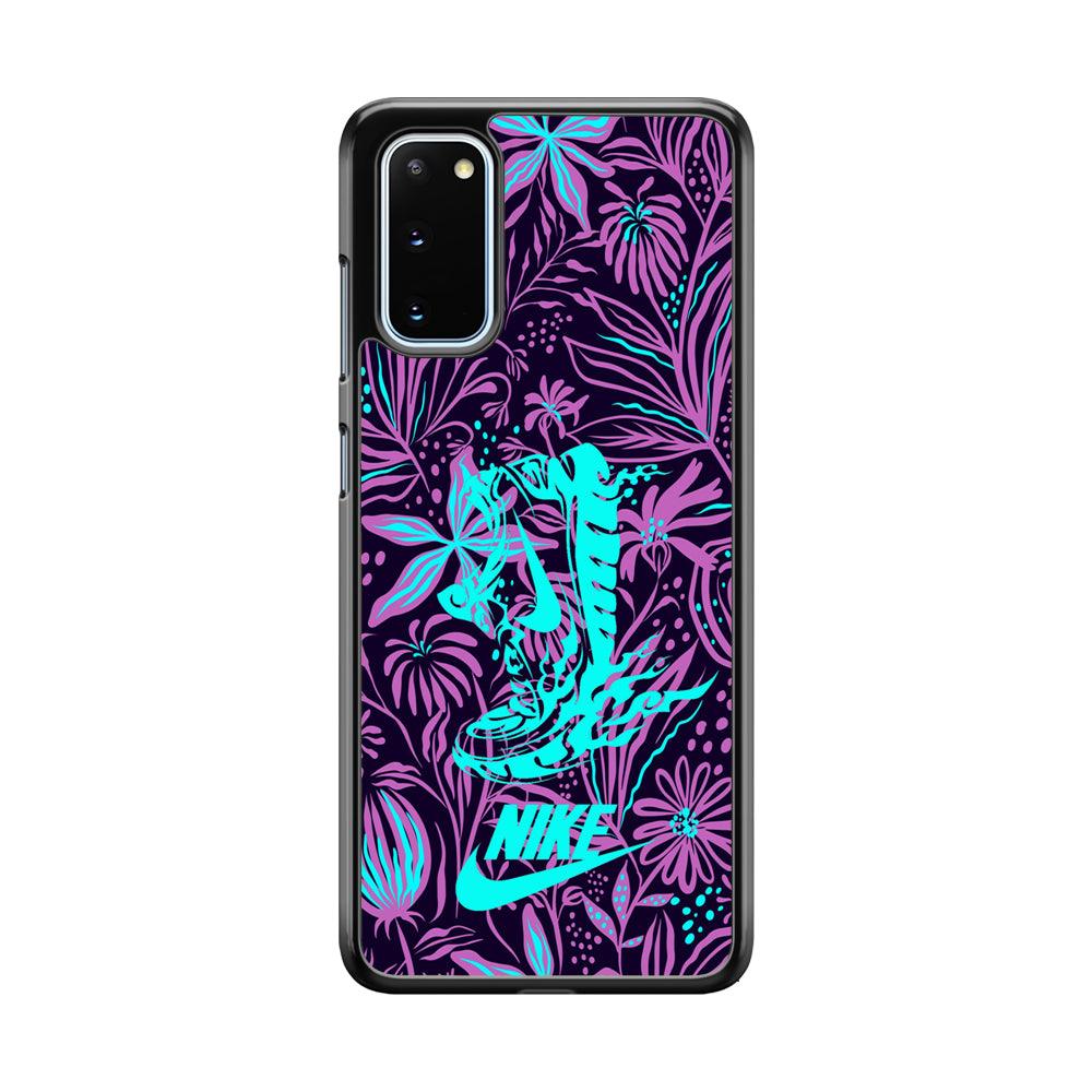 Nike Trial Forest Trip Samsung Galaxy S20 Case-Rubber Black (2D Case)-Oxvistore