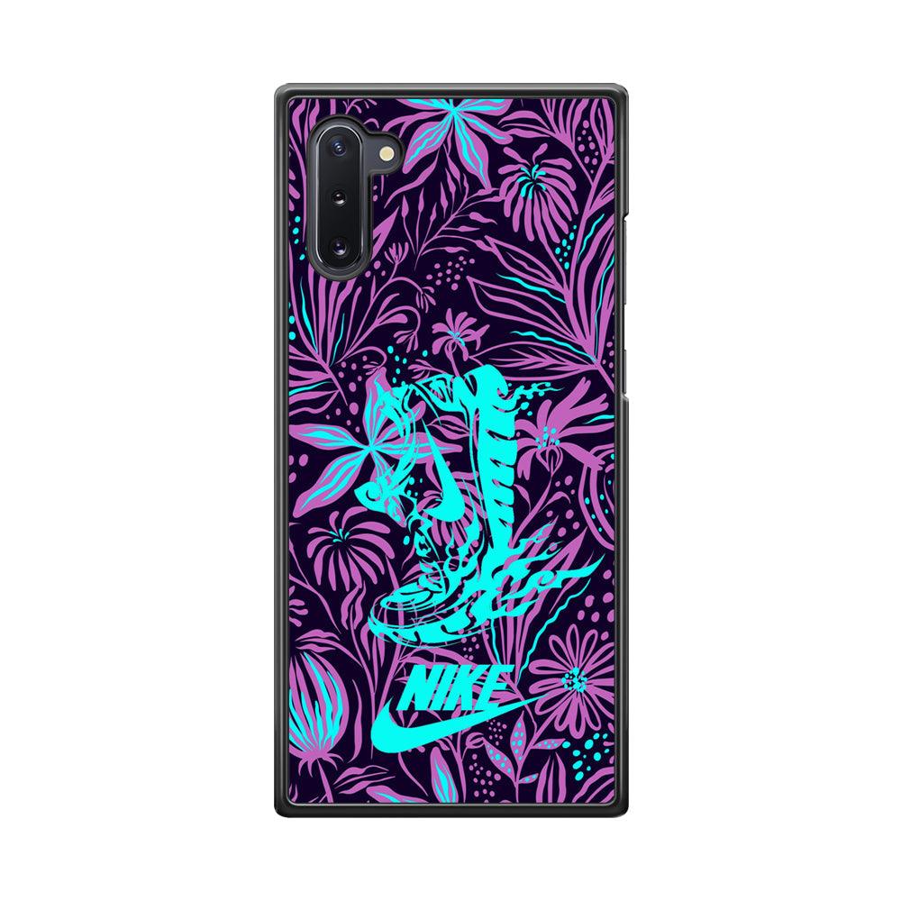 Nike Trial Forest Trip Samsung Galaxy Note 10 Case-Rubber Black (2D Case)-Oxvistore