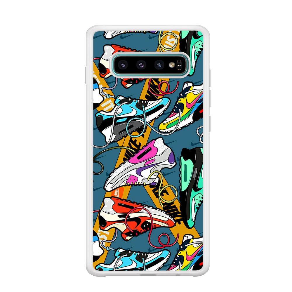 Nike Twister Shoelaces Samsung Galaxy S10 Plus Case-Oxvistore