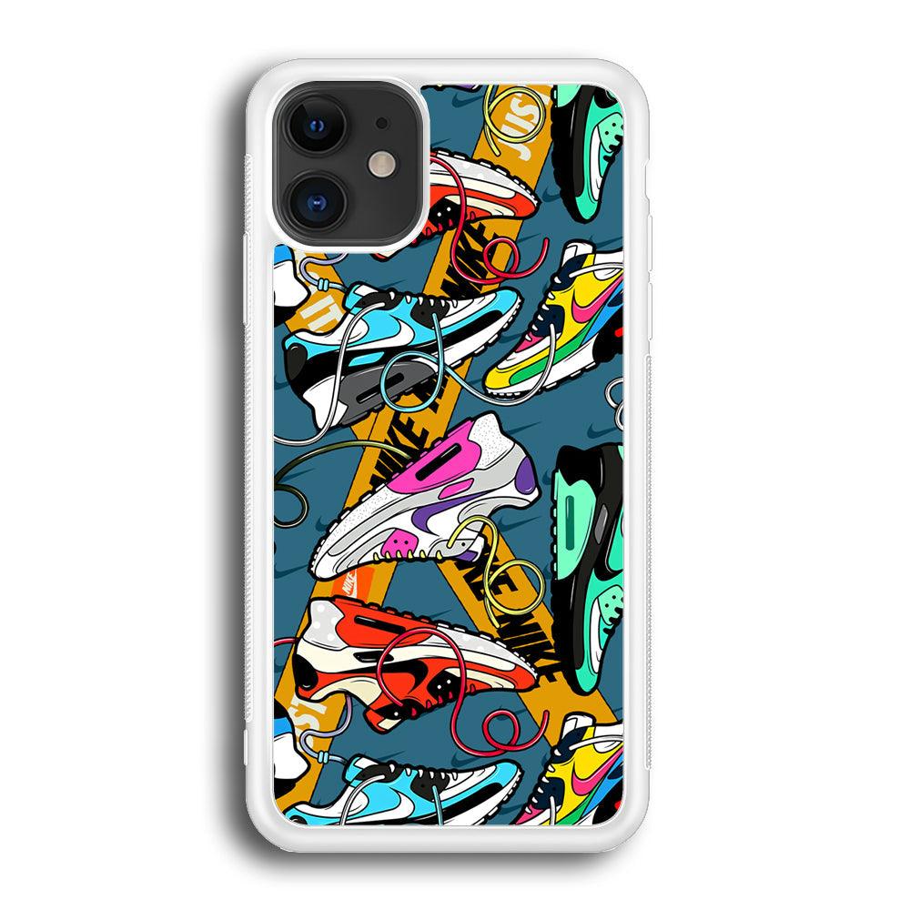 Nike Twister Shoelaces iPhone 12 Case-Oxvistore