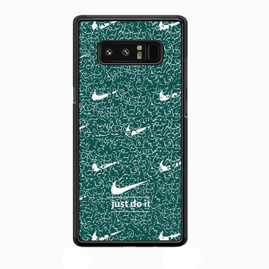 Nike White in Green Patern Samsung Galaxy Note 8 Case-Oxvistore