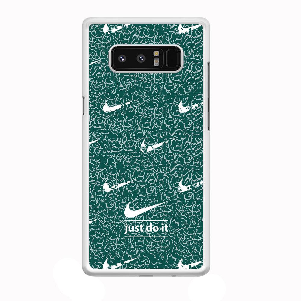 Nike White in Green Patern Samsung Galaxy Note 8 Case-Oxvistore