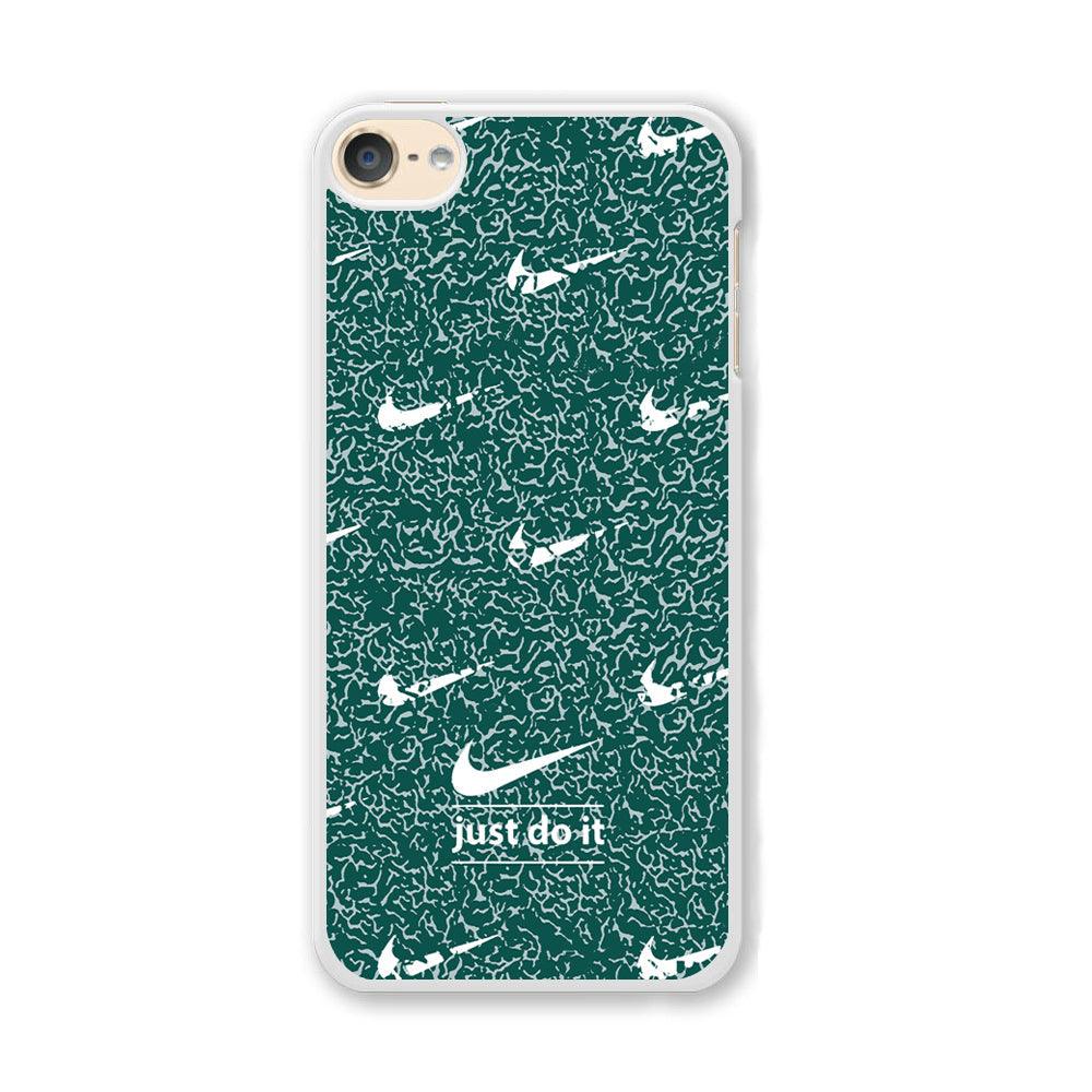 Nike White in Green Patern iPod Touch 6 Case-Oxvistore