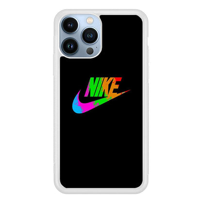 Nike Word Rainbow iPhone 15 Pro Case-Oxvistore