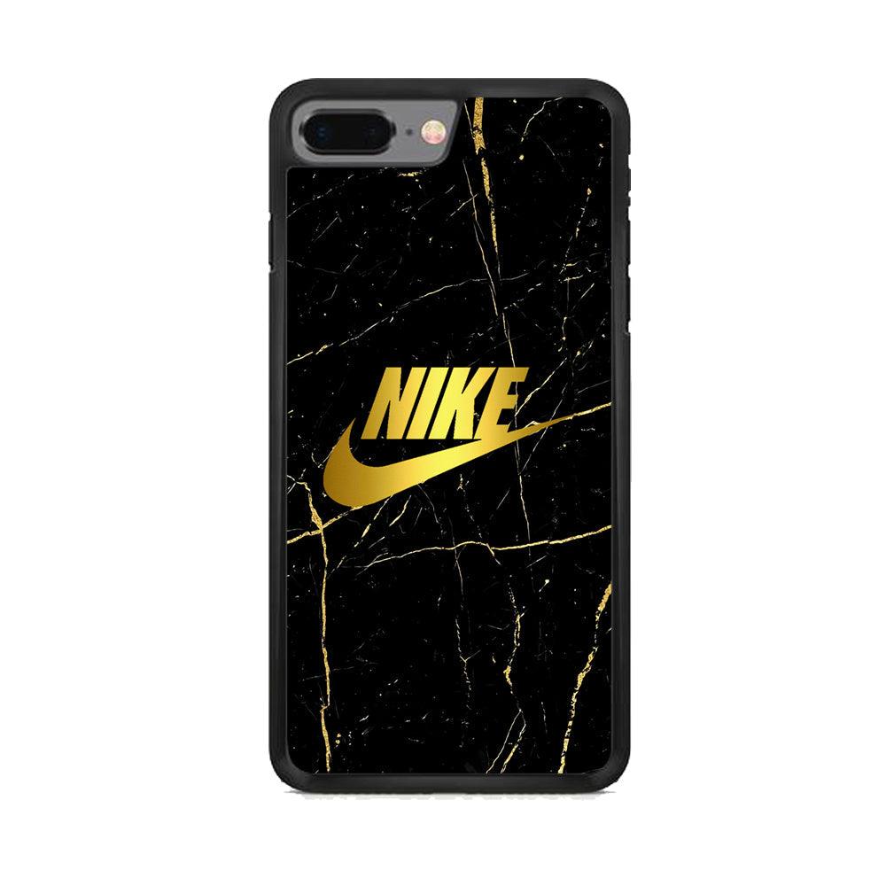 Nike World Jewelry iPhone 8 Plus Case-Rubber Black (2D Case)-Oxvistore