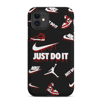 Nike X Air Jordan Black 2 in 1 Tough Phone Case